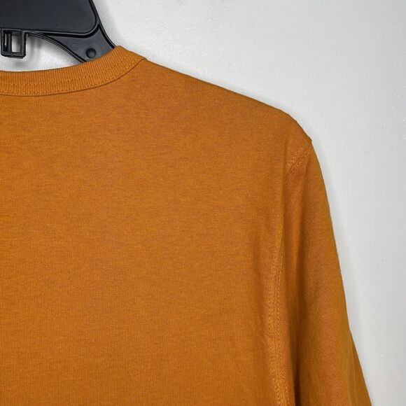 CHAMPION Mens Big-C Floss Embroidered Orange T-Shirt NEW Cotton Tee Medium M - Picture 5 of 7